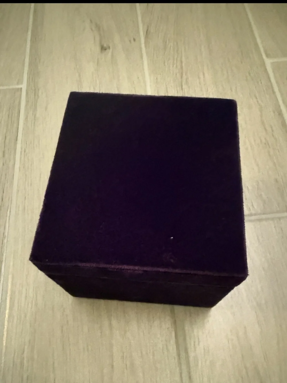 Gucci Purple and Gold Velvet Watch Box